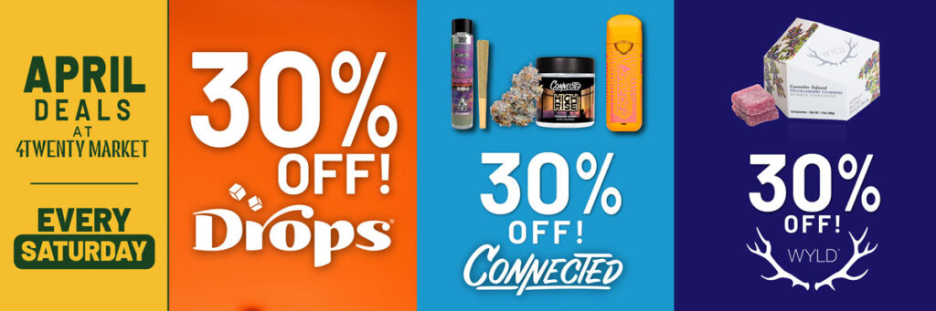 30% Off Drops, 30% Off Connected, 30% Off WYLD