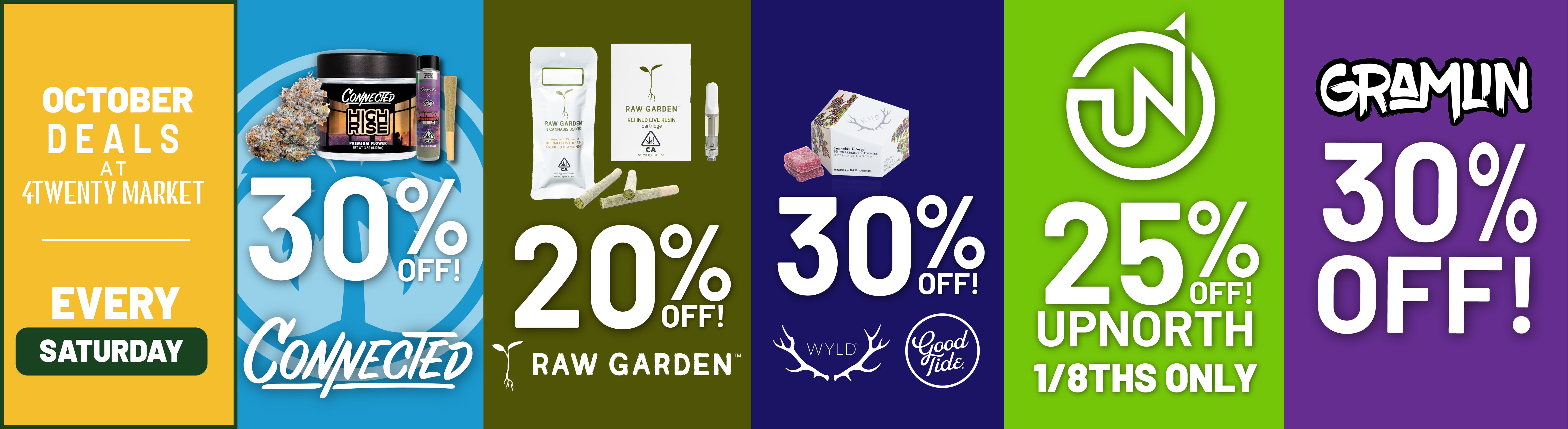 Saturday cannabis promo