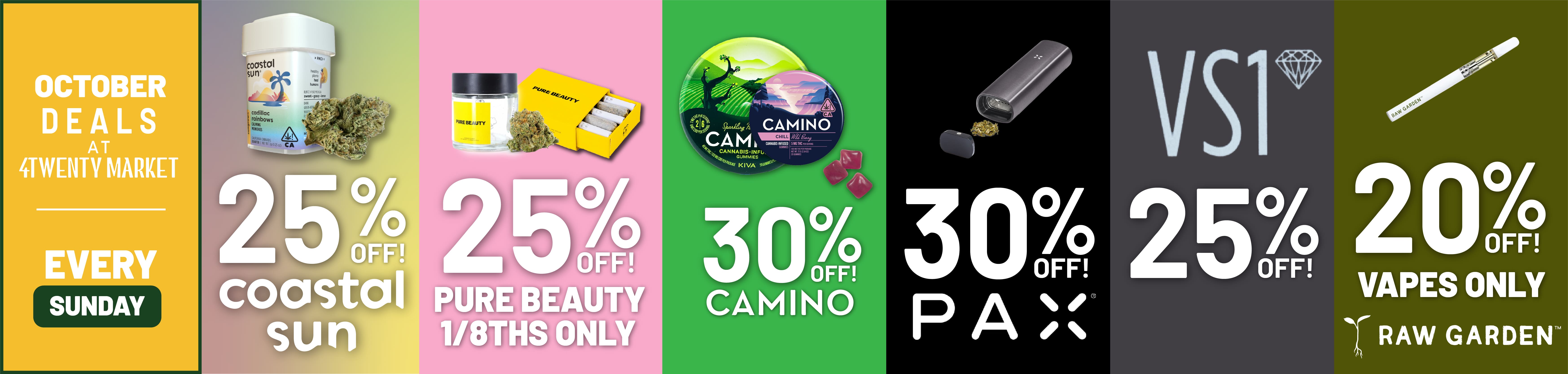 cannabis deals every sunday