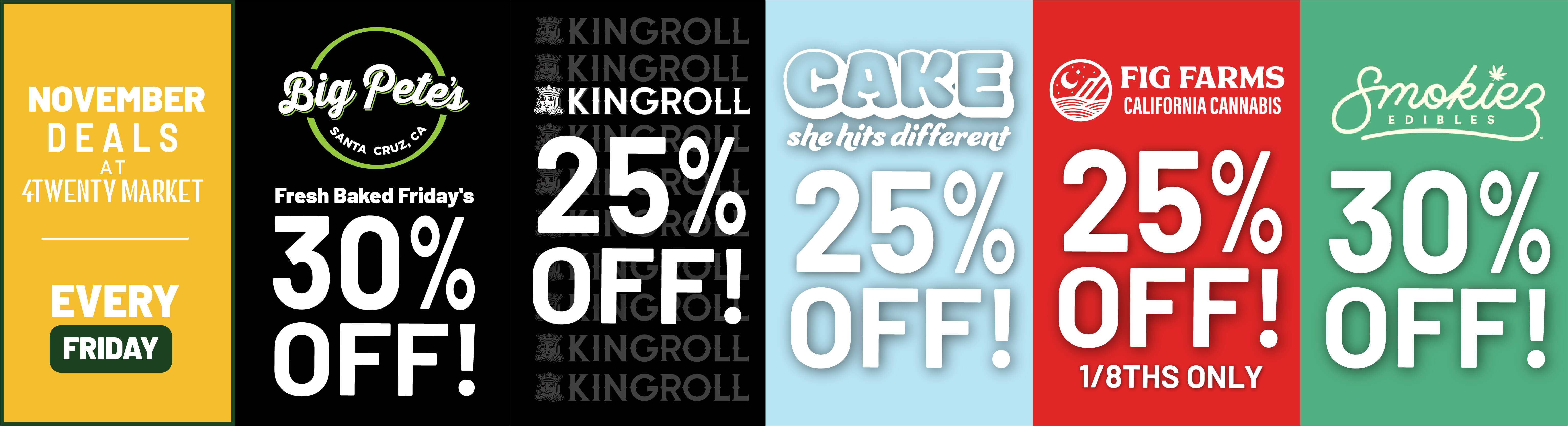 cannabis deals every friday