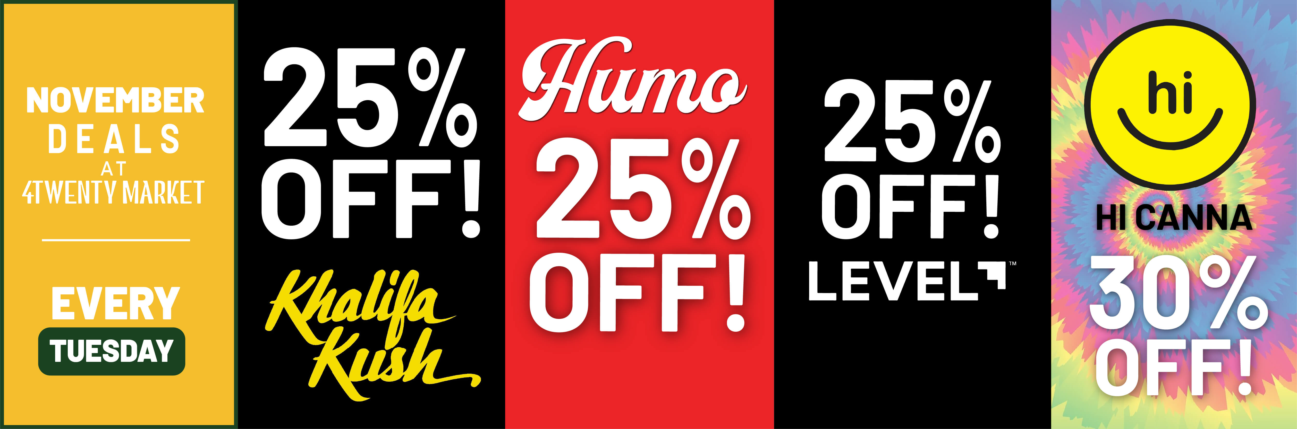 tuesday cannabis deals