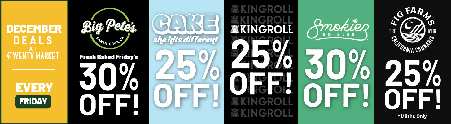 Friday Deals on Cannabis