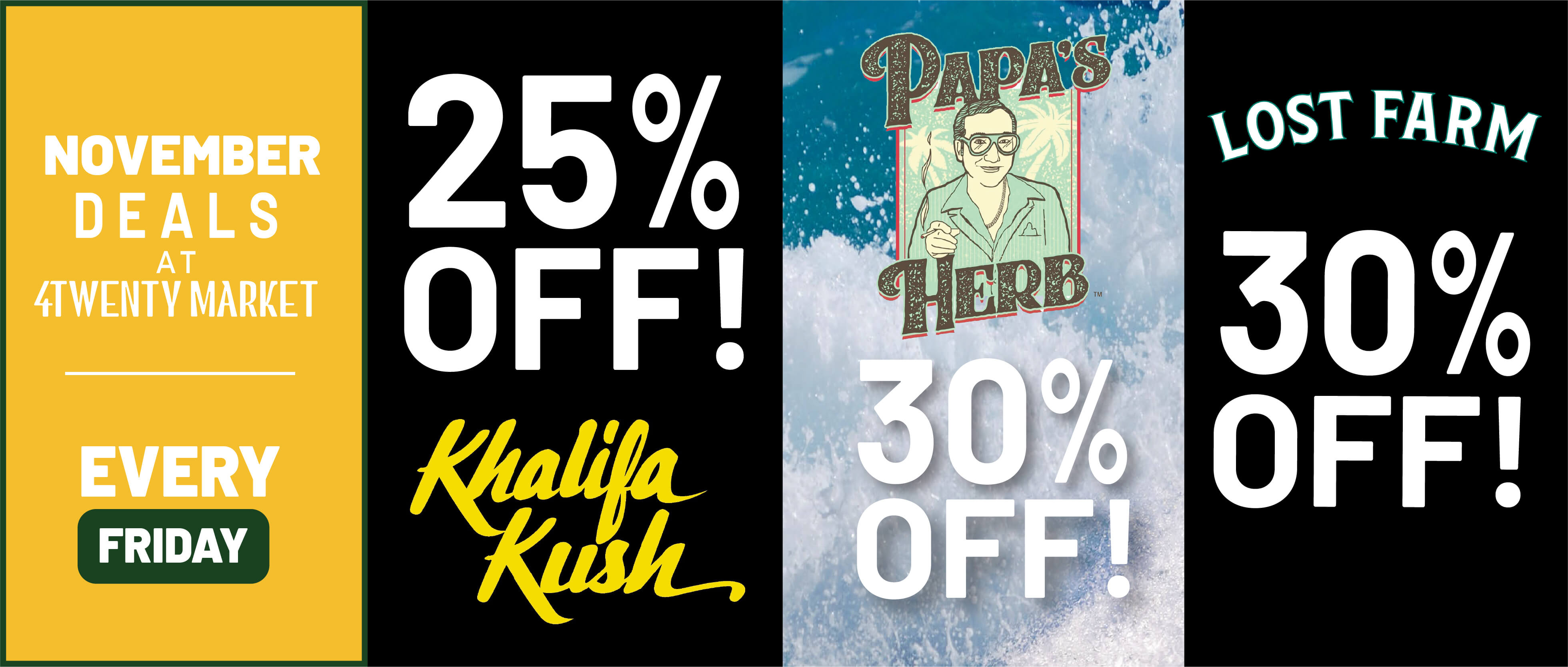 friday cannabis deals