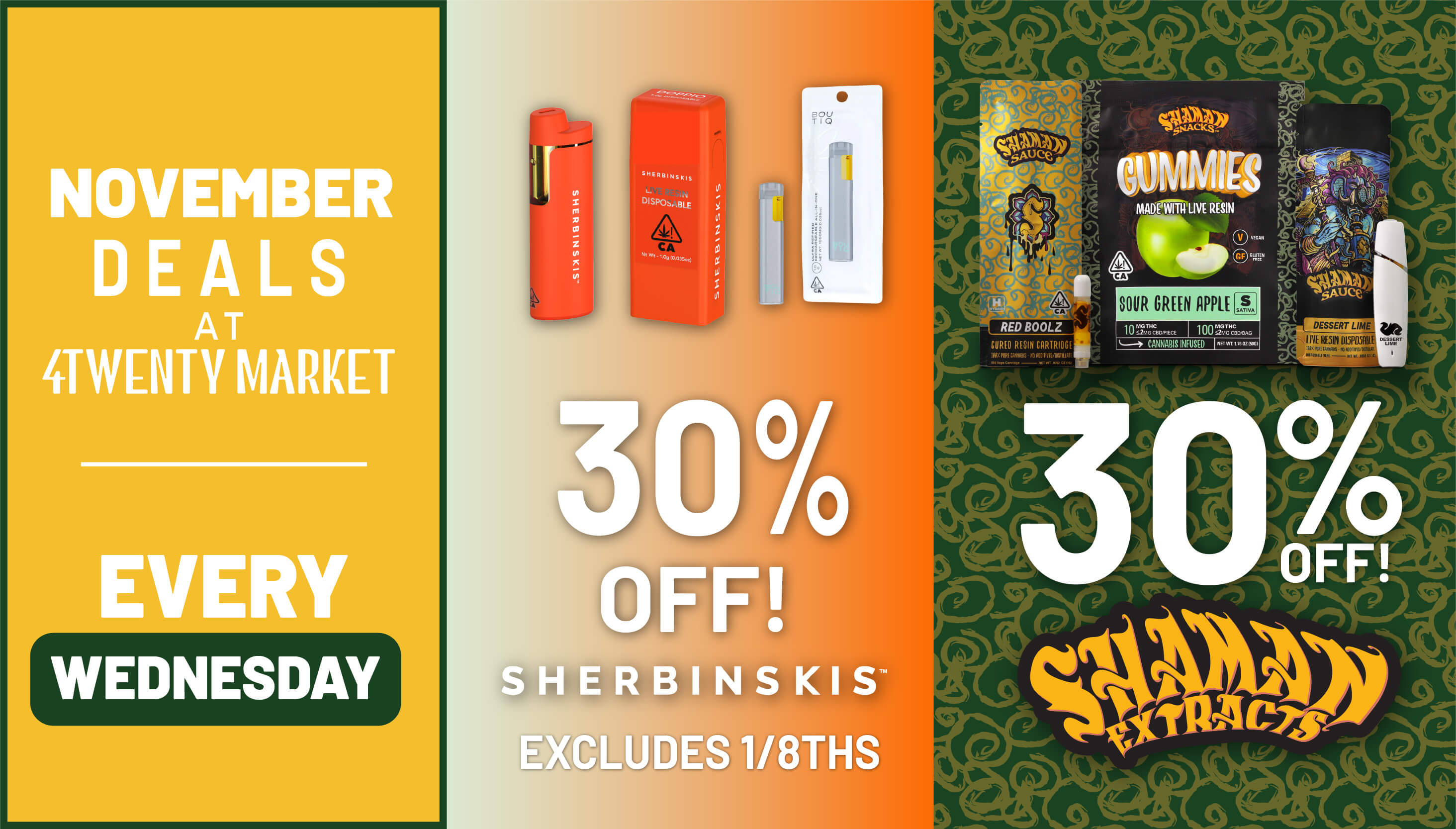 wednesday deals on weed