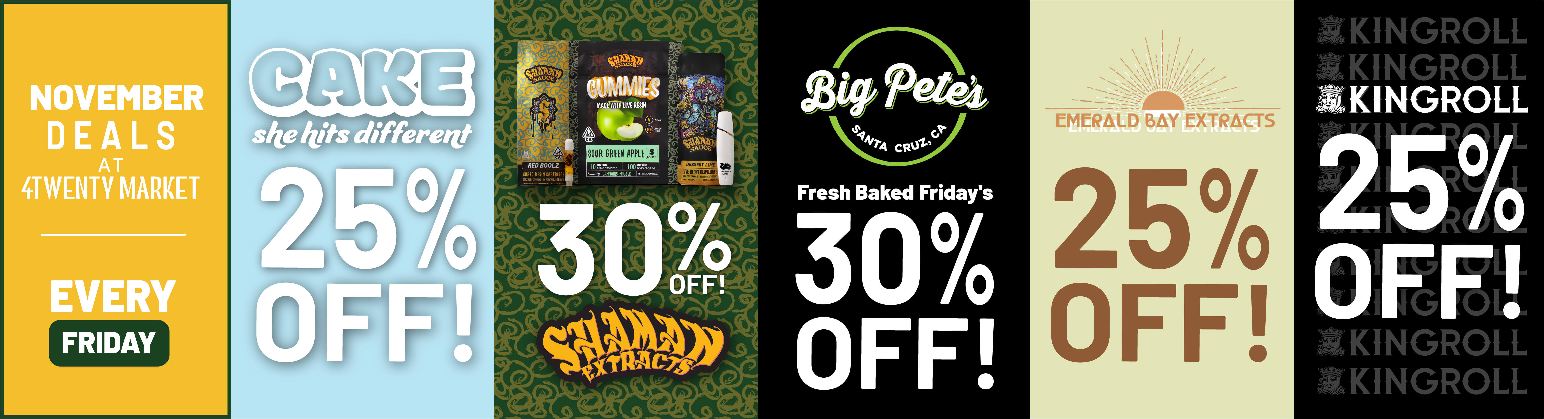cannabis deals every friday