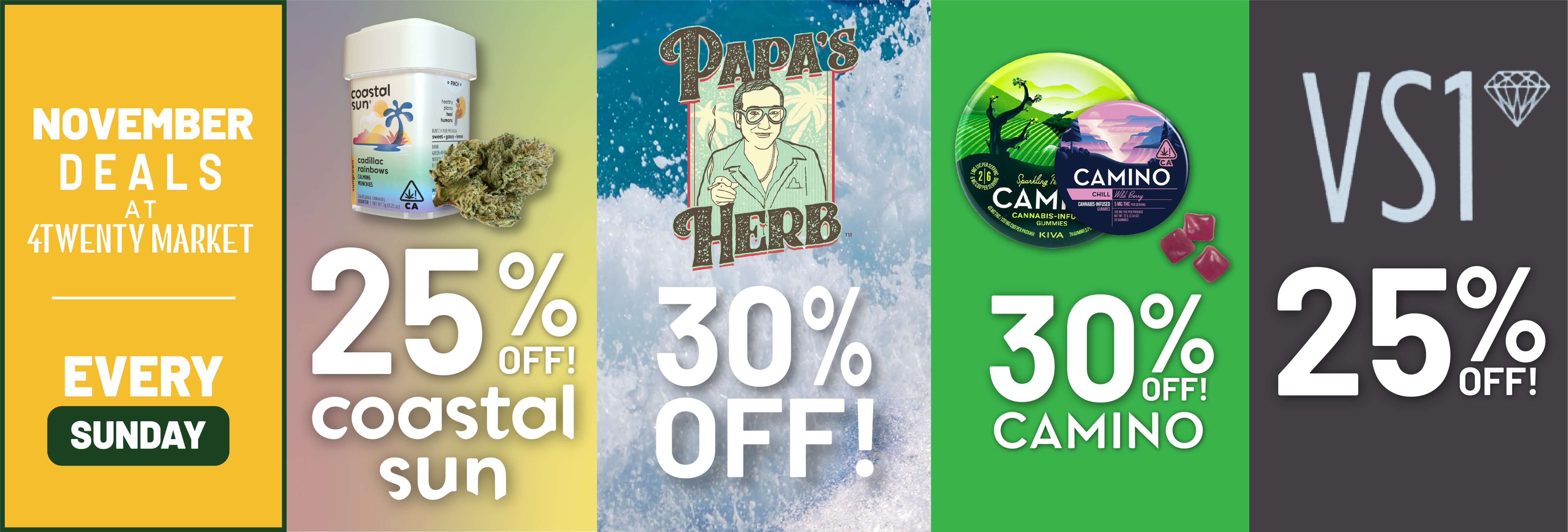 cannabis promo every sunday