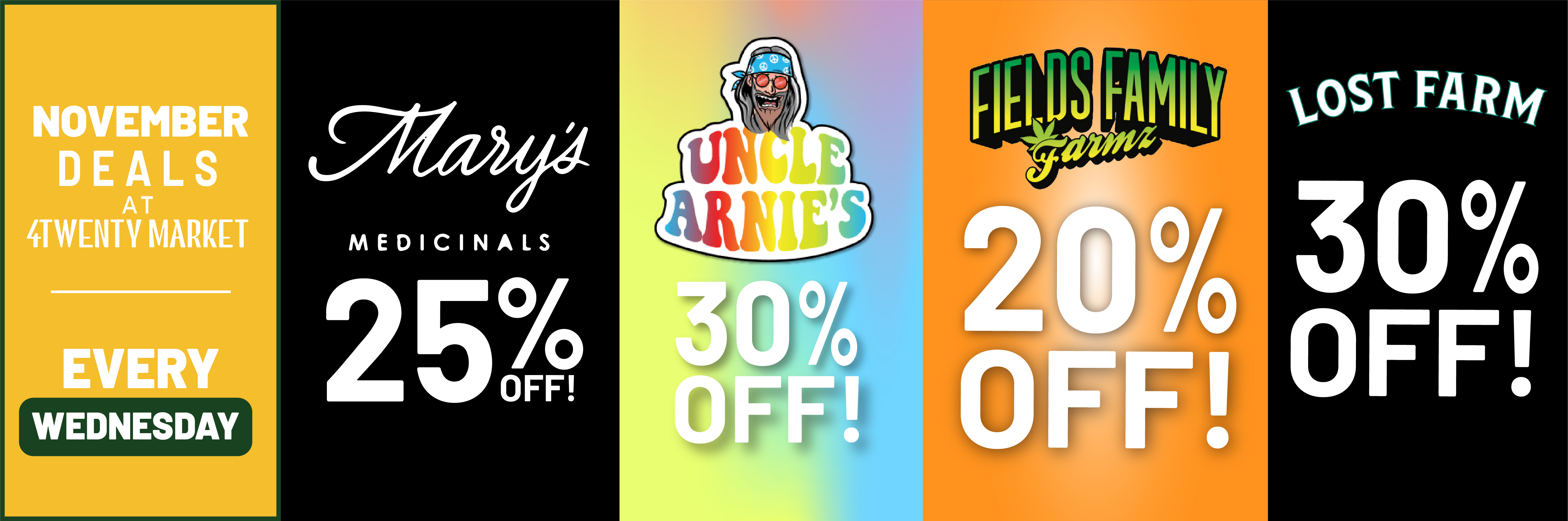 wednesday cannabis deals